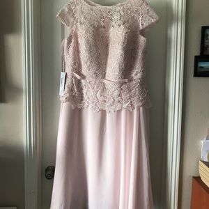 blush never worn dress